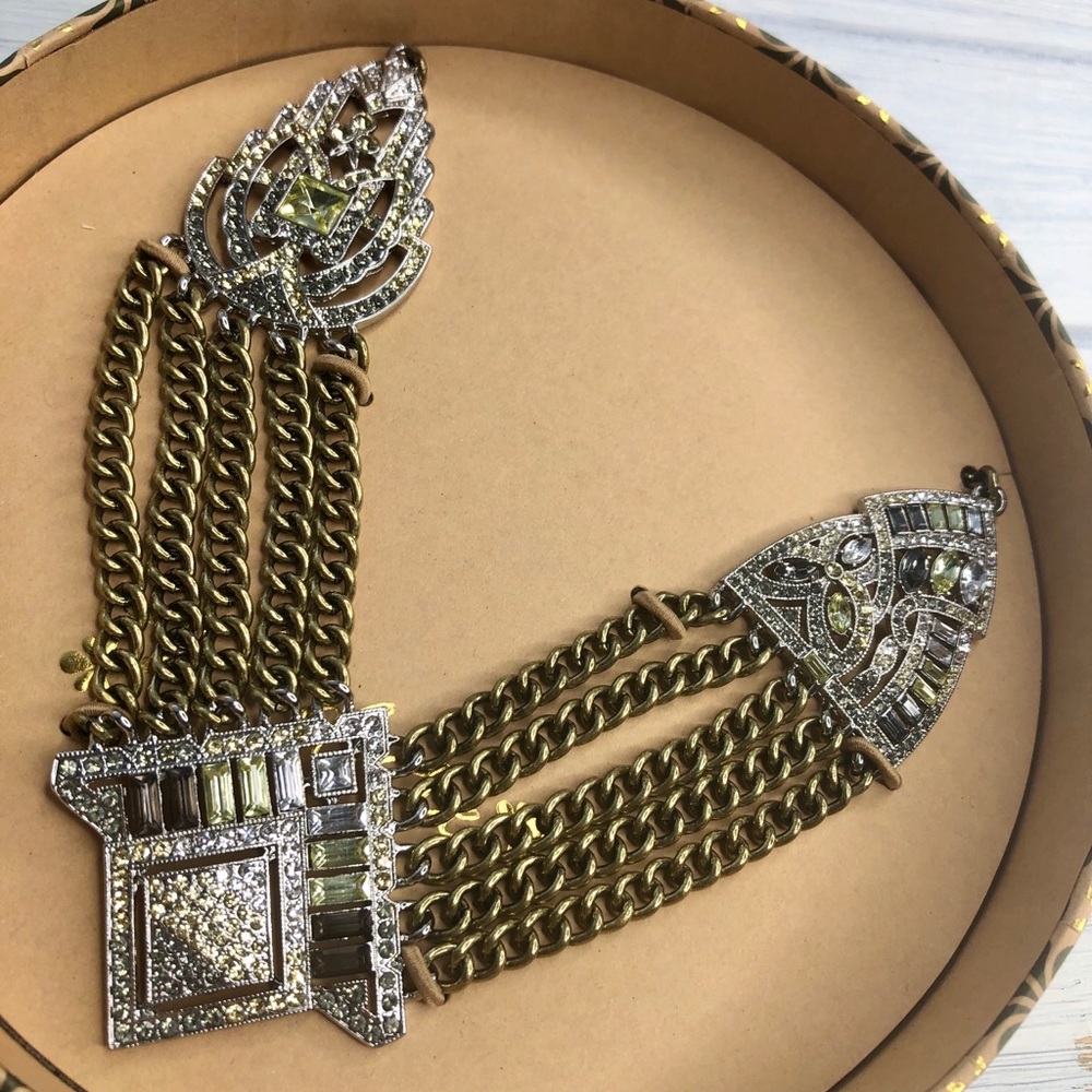 Chloe Isabel Art Deco chain swag necklace